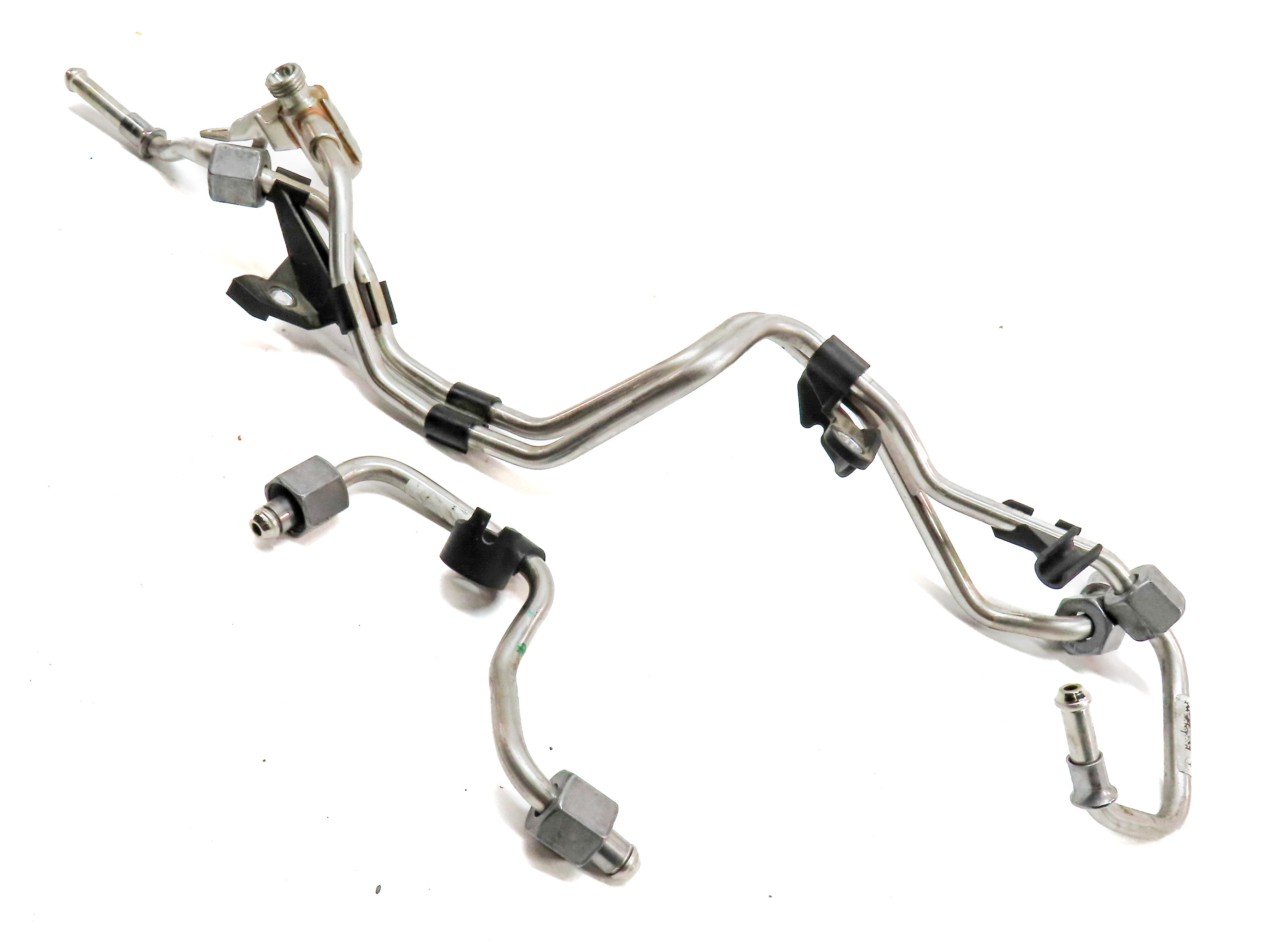 2018 MERCEDES GLS450 (X166) 3.0L (M276) ENGINE FUEL RAIL SUPPLY LINE SET — exact item pictured
